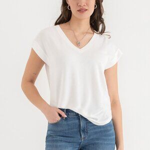 Ricki's Women's Holly Hacci V-Neck Top - Periwinkle* - US S - NWT